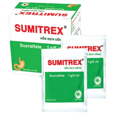 Bảo vệ: thuốc Sumitrex 1g/5ml OPV điều trị loét dạ dày tá tràng (30 gói x5ml)