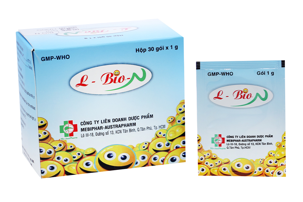 Bảo vệ: Men vi sinh L-Bio-N hỗ trợ giảm rối loạn tiêu hóa (100 gói x 1g)